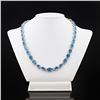 Image 1 : 42.30 ctw Aquamarine and 8.01 ctw Diamond 14K White Gold Necklace