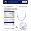 Image 4 : 42.30 ctw Aquamarine and 8.01 ctw Diamond 14K White Gold Necklace