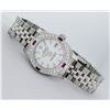 Image 7 : Rolex Ladies New Style Sapphire Quickset White Index White Gold Ruby Diamond Bez