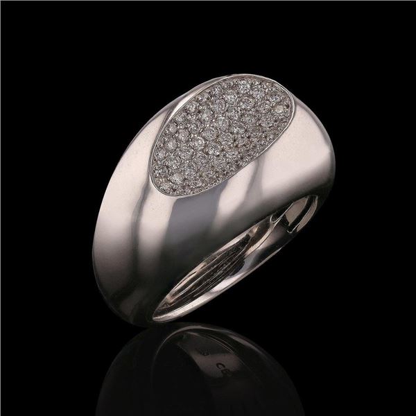 Bucherer Diamond 18K White Gold Ring