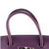 Image 6 : Hermes Birkin Handbag Purple Clemence with Palladium Hardware 40