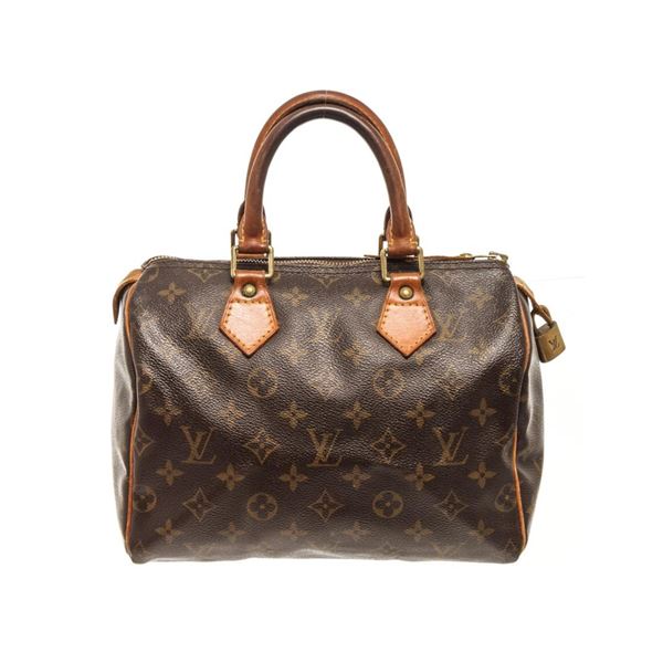 Louis Vuitton Brown Monogram Speedy 25 Handbag