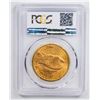Image 2 : 1908 $20 No Motto Double Eagle Gold Coin PCGS MS63