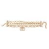 Image 1 : Chanel Gold CC Pearl Bracelet