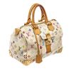 Image 2 : Louis Vuitton White Multicolor Monogram Leather Speedy 30 Satchel Bag
