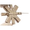 Image 5 : Chanel Silver Metal Logo CC Strass Brooch