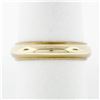 Image 1 : NEW Classic 14k Yellow Gold 5mm Domed Polished Milgrain Men's Wedding Band Ring