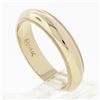 Image 7 : NEW Classic 14k Yellow Gold 5mm Domed Polished Milgrain Men's Wedding Band Ring