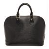 Image 1 : Louis Vuitton Black Epi Leather Alma PM Satchel Bag