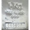 Image 2 : 1 Kilo .999 Silver JBR Ethically Sourced Bar 