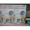 Image 1 : 2 LED Vanity Mirror Sets - Customer Returns