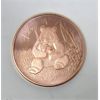 Image 2 : 16 x 1 Oz .999 Fine Copper Panda SilverTowne Rounds