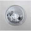 Image 2 : 1 Oz .9999 Silver 2011 Grizzly Bear Coin with Box 
