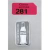 Image 1 : 1 Oz .999 Silver Coca-Cola Bar 