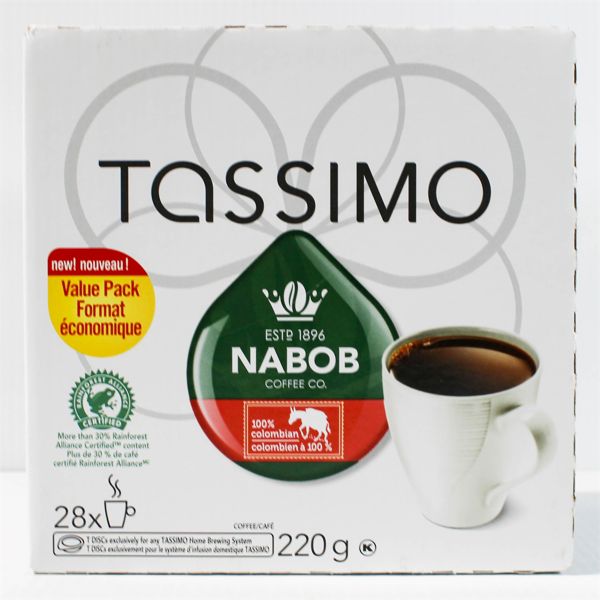 TASSIMO NABOB COFFEE DISCS 28X220G