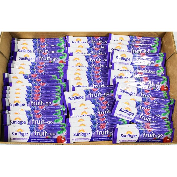 BERRY MANIA SUNRYPE FRUIT TO GO BARS APPROX 60  