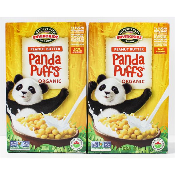 2 PEANUT BUTTER PANADA PUFFS CEREAL 300G
