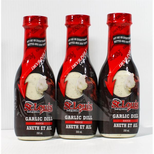 GARLIC DILL SAUCE 3X350ML