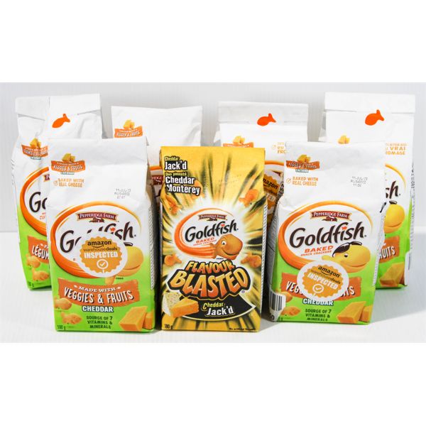 7 ASST GOLDFISH CRACKERS