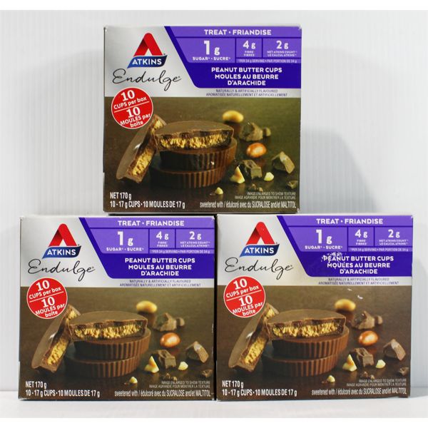 3 PEANUT BUTTER CUPS  10/BOX