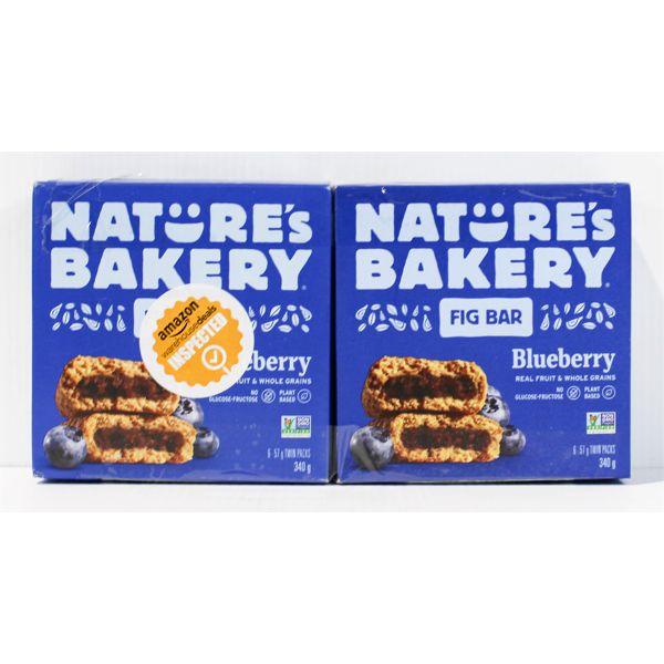 2PK NATURES BAKERY BLUEBERRY FIG BARS
