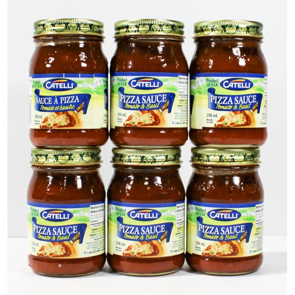 CATELLI PIZZA SAUCE 6X398ML JAR