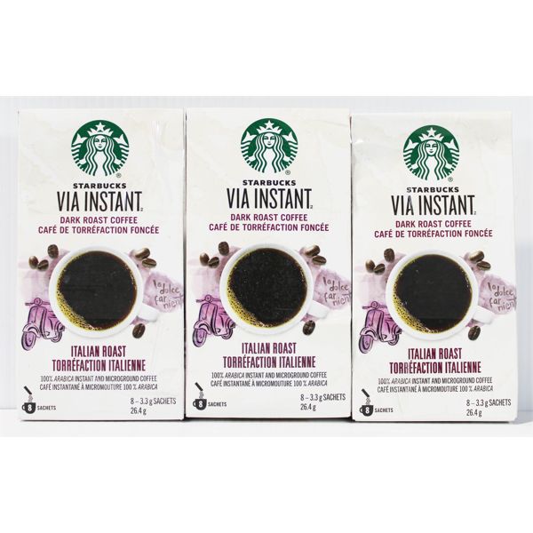 STARBUCKS VIA INSTANT DARK ITALIAN ROAST 26.4G