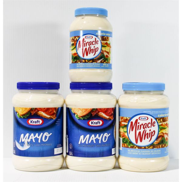 ASST MIRACLE WHIP & MAYO 