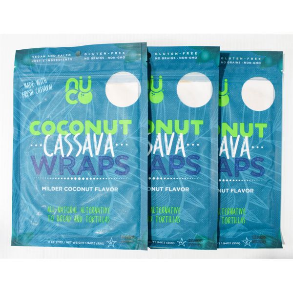 3PK NUCO COCONUT CASSAVA WRAPS 
