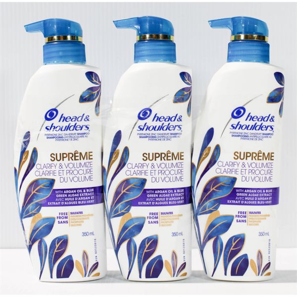 3 HEAD & SHOULDERS SUPREME SHAMPOO 