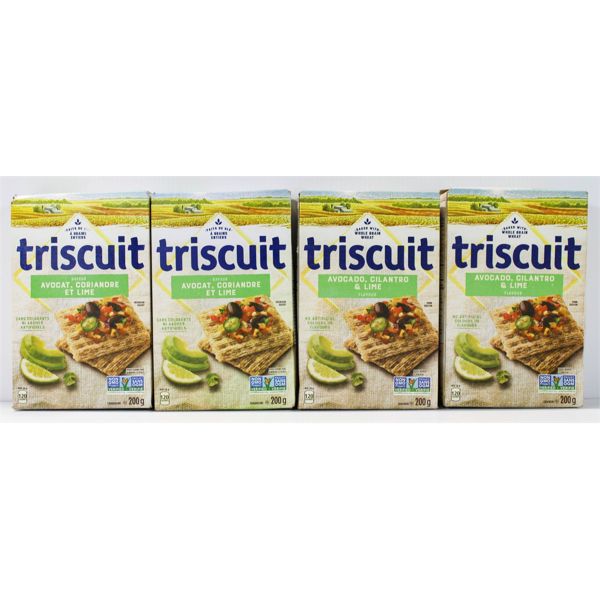 4 BXS TRISCUT AVOCADO, CILANTRO & LIME 