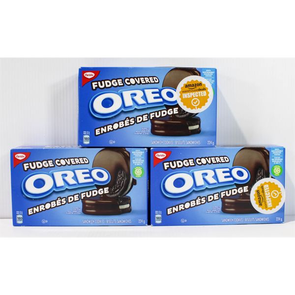 3PKS FUDGE COVERED OREOS