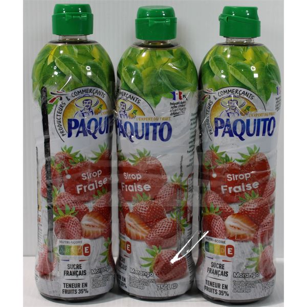 PAQUITO STRAWBERRY SYRUP 