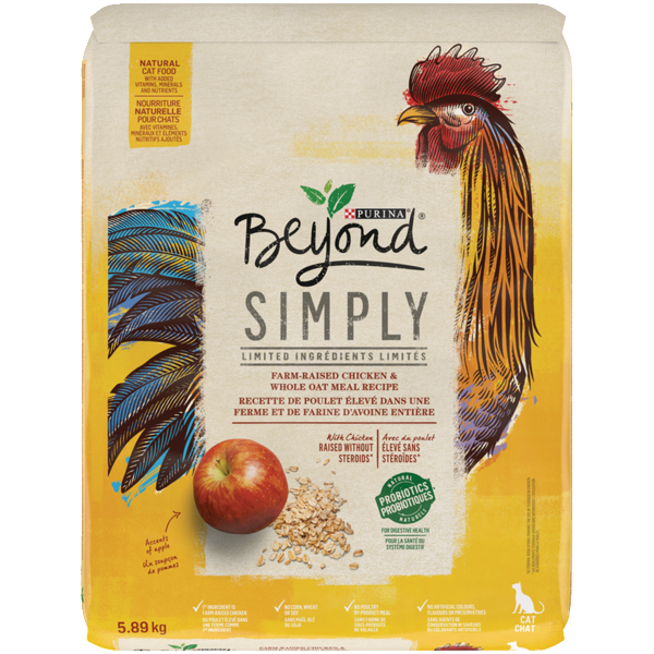 5.89 kg Purina Beyond Simply Farm Raised Chicken & Oat Cat Food