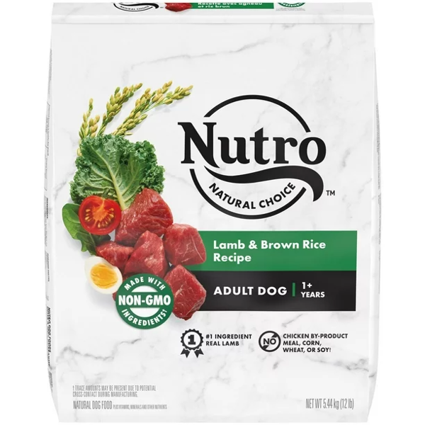 5.4 kg Nutro Natural Choice Adult Dog Food Lamb & Brown Rice