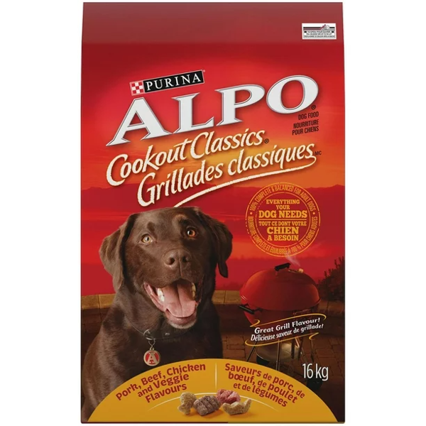 16 kg Purina Alpo Cookout Classics Dog Food