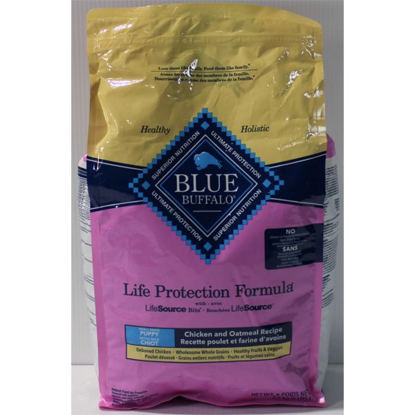 2.7 KG BLUE BUFFALO LIFE PROTECTION CHICKEN & OATMEAL PUPPY FOOD