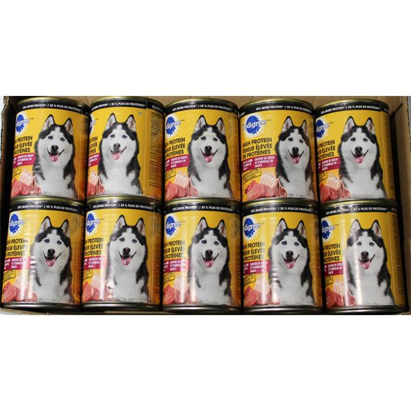 10 X 375 G PEDIGREE HIGH PROTEIN BEEF & LAMB WET DOG FOOD