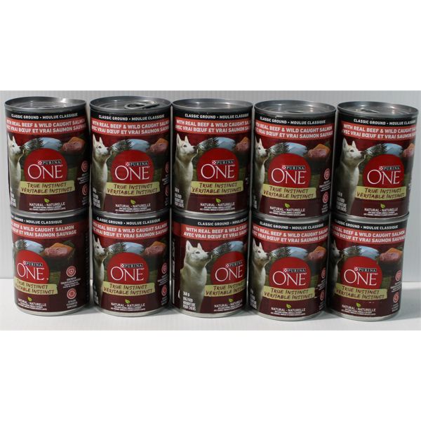 368 G PURINA ONE TRUE INSTINCT REAL BEEF & WILD CAUGHT SALMON WET DOG FOOD