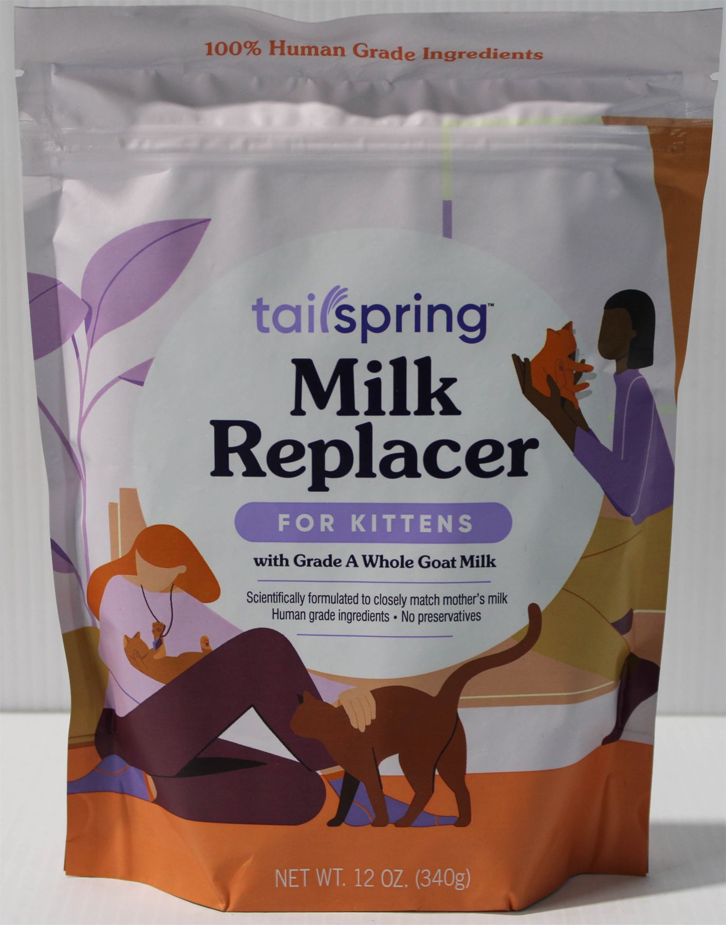 12 OZ MILK REPLACER FOR KITTENS GRADE A WHOLE GOAT MILK FORMULA TO ...