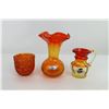 Image 2 : Collection of Amberina Glass Rainbow Kanawah