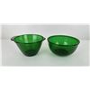 Image 1 : Anchor Hocking Emerald Green Batter & Mixing Bowl