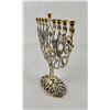 Image 2 : Tree of Life Metal Menorah Judaica