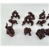 Image 2 : Collection of Miniature Chinese Resin Elephants