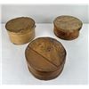 Image 2 : Antique Country Primitive Bent Wood Cheese Boxes