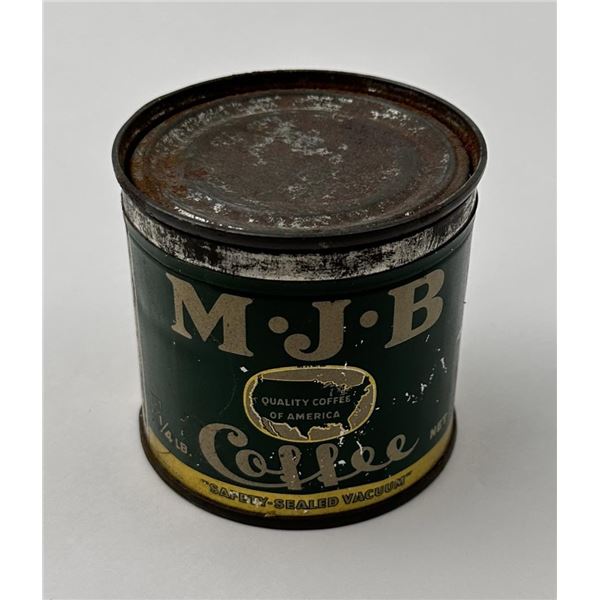 MJB 1/4 LB Coffee Tin Can