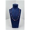 Image 1 : Spiny Oyster and Cobalt Blue Glass Necklace