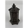 Image 1 : Space Heater with Flowers Cast Iron Still Bank