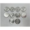 Image 2 : 10 Uncirculated Silver Franklin Half Dollars