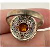 Image 2 : Sterling Silver Baltic Amber Ring